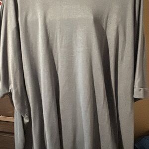 Gray teal Oversized Shirt